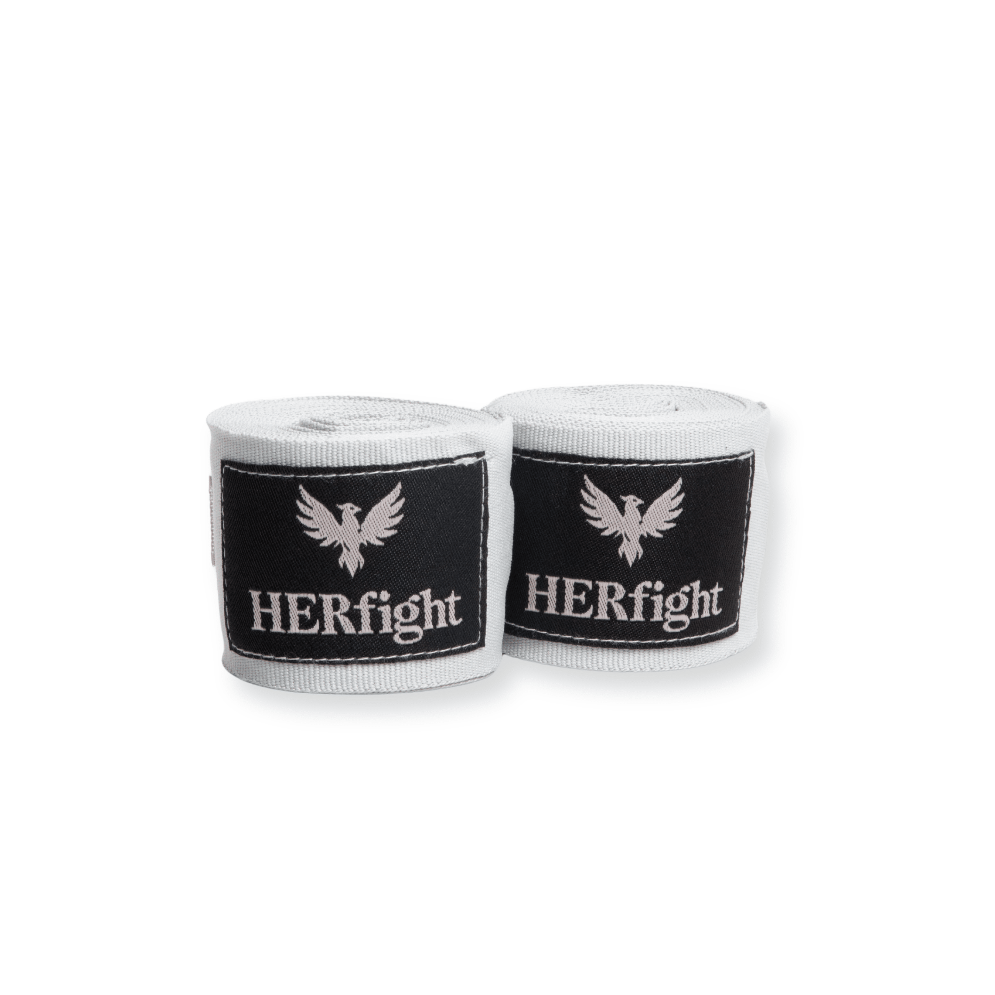 HERfight boxing hand wraps — close-up of velcro closure