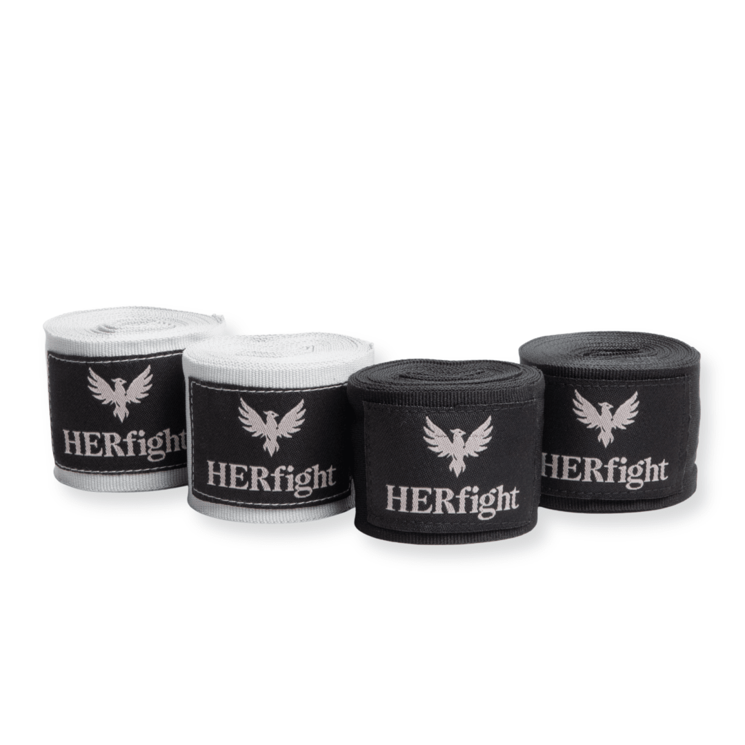 HERfight Grey Boxing Wraps & Grey Boxing Wraps